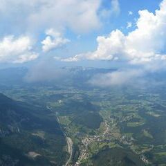 Flugwegposition um 13:05:51: Aufgenommen in der Nähe von Gemeinde Spital am Pyhrn, 4582, Österreich in 2456 Meter